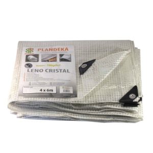 Тент армований водонепроникний прозорий LENO CRISTAL 100 г/м², розмір: 1.5х2 м – Польща
