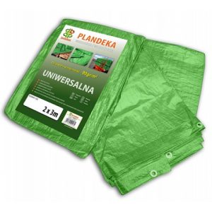 Тент водонепроникний укріплений GREEN 90 г/м², розмір: 4х6 м – Польща
