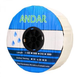 Крапельна стрічка “ANDAR” 500 м/20 см/1,38 л/г, 8mil (емітерна) – Корея