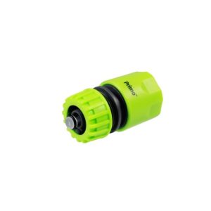 Конектор для шланга 1/2″-5/8″ green, з аквастопом