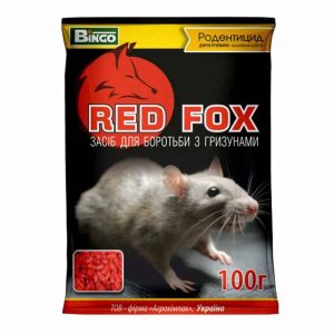 Засіб від щурів Red Fox 100 г (Агрохімпак)