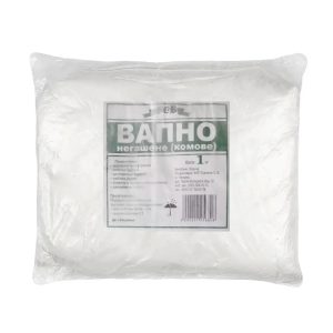 Вапно негашене Сипучі суміші Біле 1 кг (УКРГОСТ)