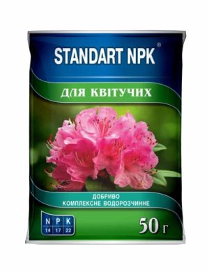 Комплексне водорозчинне добриво 14-17-22 Standart NPK для квітучих